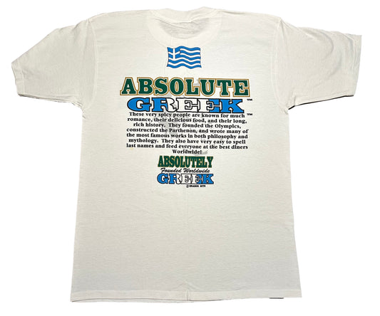 Absolute Greek T-Shirt - Back of Shirt