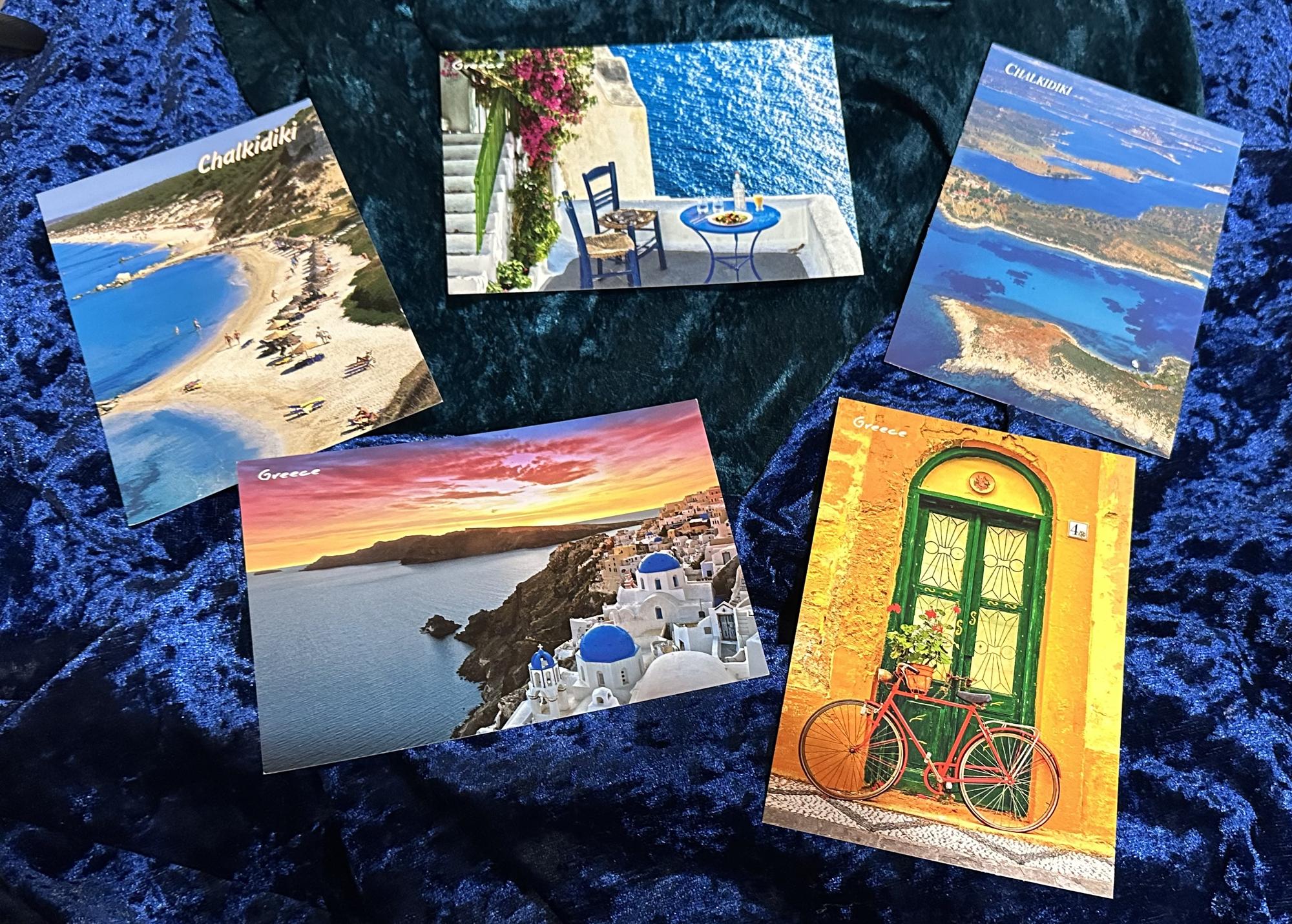 Gift Message on Greek Post Card – Hellenic Sun Gifts