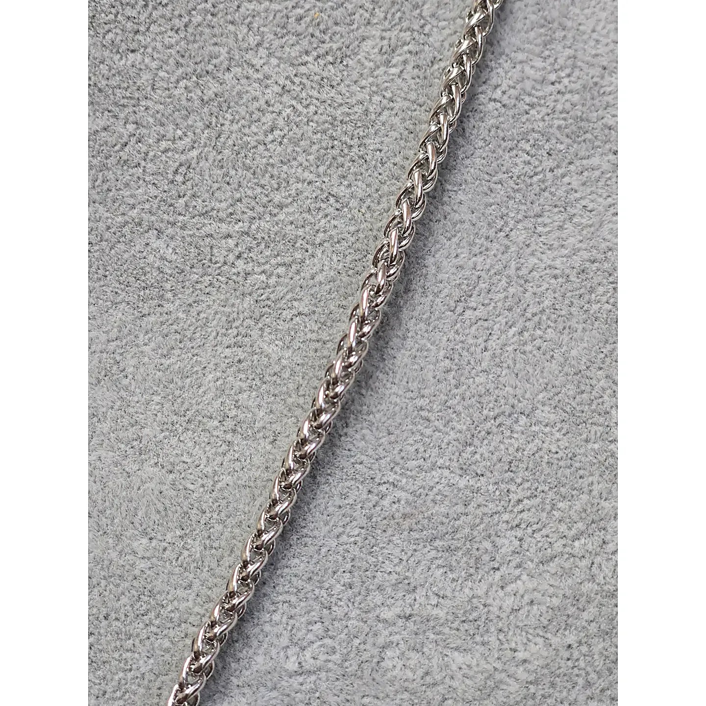 Stainless rope chain detail for Athena pendant