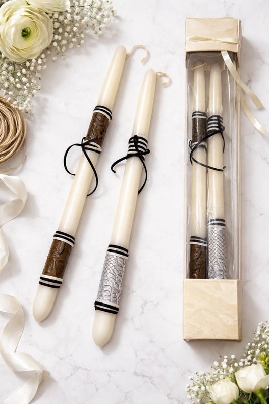 Greek Orthodox Easter Candle Lambades - Set of 2