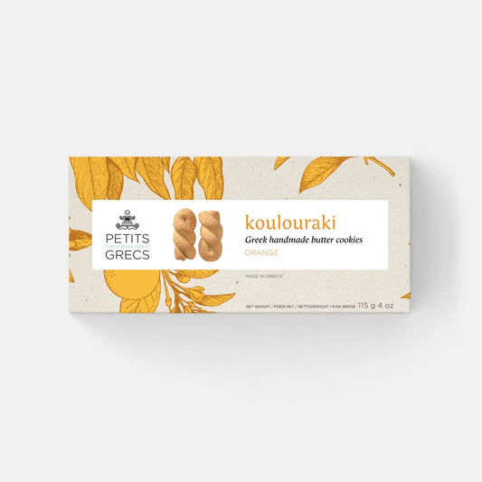 Koulouraki Orange - Greek Handmade Butter Cookies - Hellenic Sun Gifts