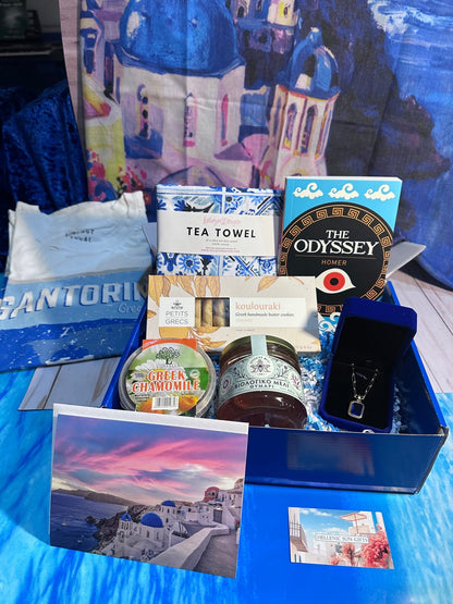 Santorini Gift Box - Hellenic Sun Gifts