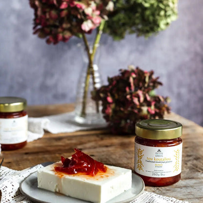 Tou Koutaliou Quince - Traditional Greek Fruit Preserve - Hellenic Sun Gifts